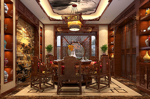 巫溪温馨雅致的古典中式家庭装修设计效果图